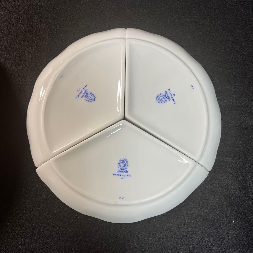 ヘレンド ヴィクトリアブーケ 希少オードブル皿