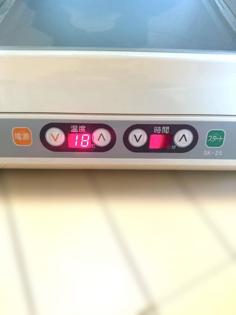 【未使用品】電子発酵器 SK-25 パン発酵機 大正電機 ホームベーカリー発酵機