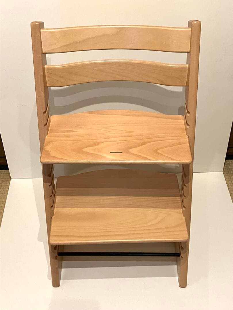 【美品】新型 ストッケ トリップトラップ ナチュラル シリアルナンバー4 ①