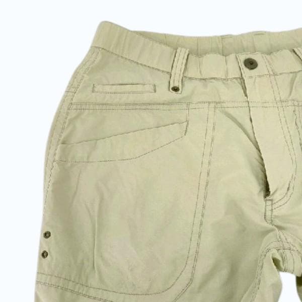 PEARLY GATES ゴルフウェア パンツ 6 XL ベージュ バックロゴ