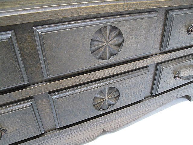 【神戸洋家具】ヴィンテージ カップボード W90cm 　飾り棚 ブックシェルフ