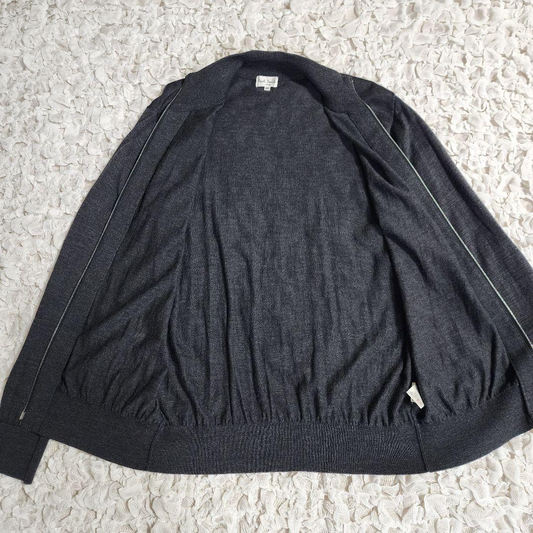 美品 ポールスミス ハイゲージ ニット ダブルジップ ドライバーズニット