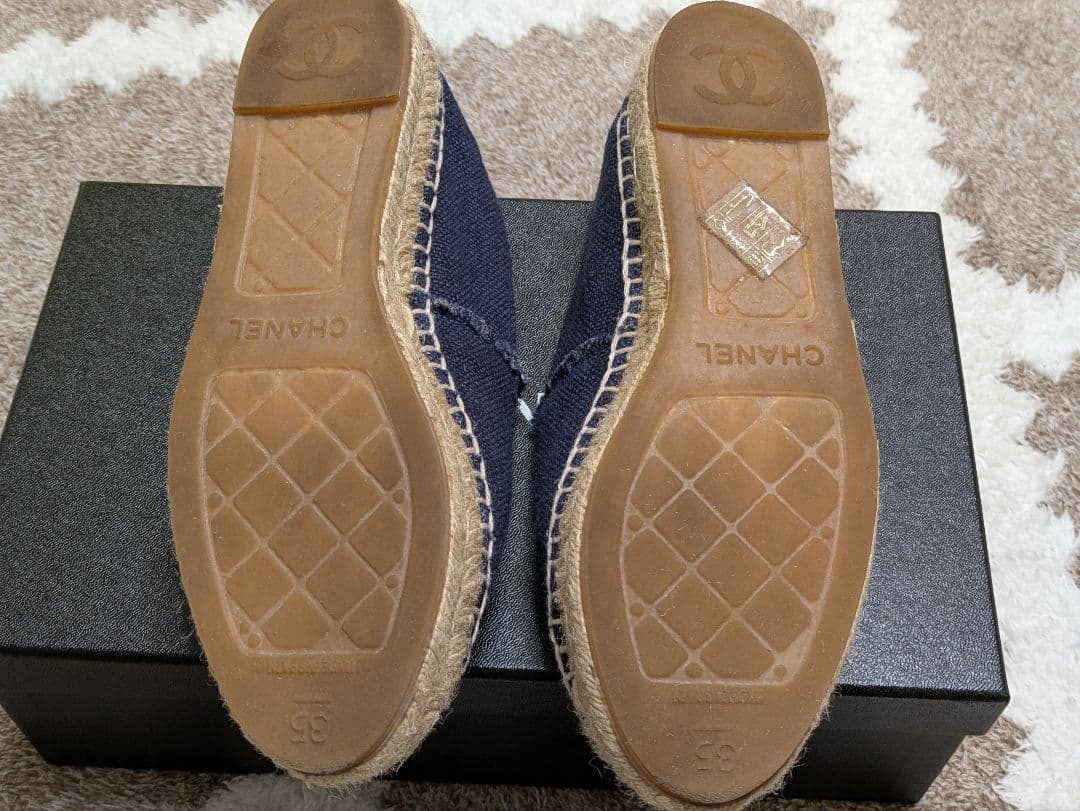 明日まで特別価格　シャネル 35 エスパドリーユ スリッポン CHANEL