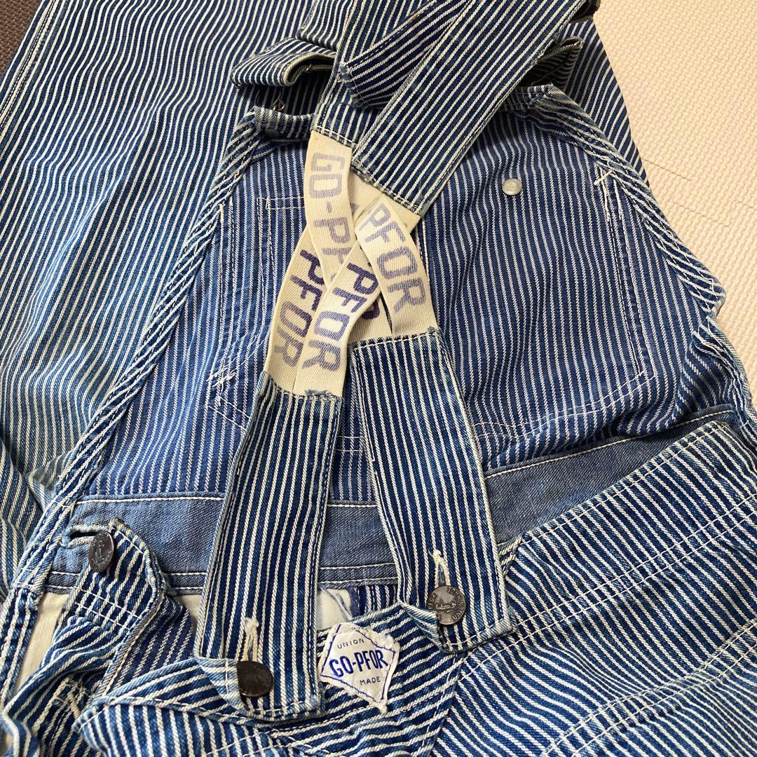 1940年代　ヒッコリーオーバーオール　GO-PFOR ゴーファー