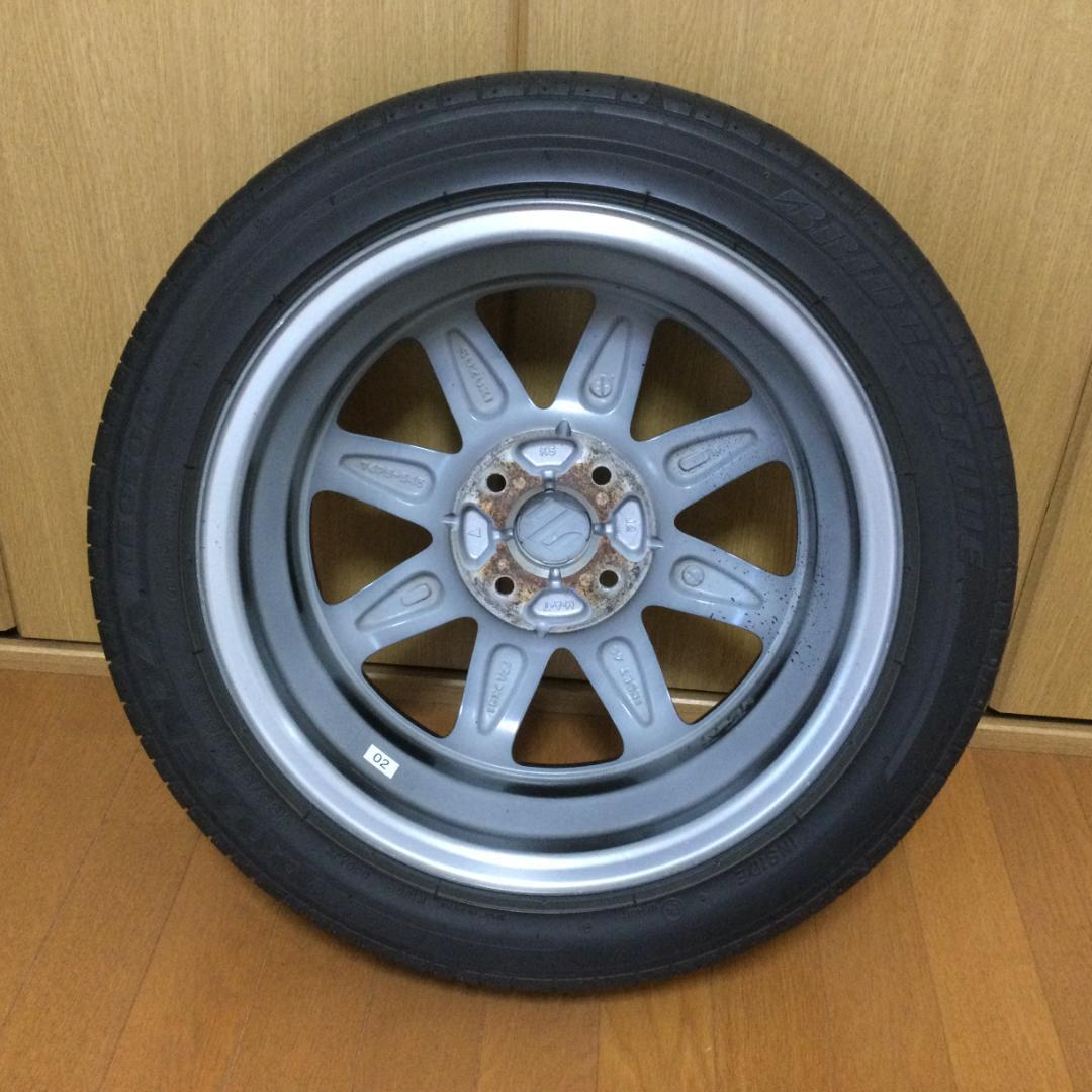 ②アルトターボRS★スズキ純正 165/55R15 75V 1本★中古美品