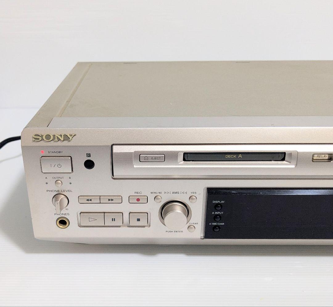 SONY MDS-W1 MDデッキ　ソニー　ダブルMDデッキ