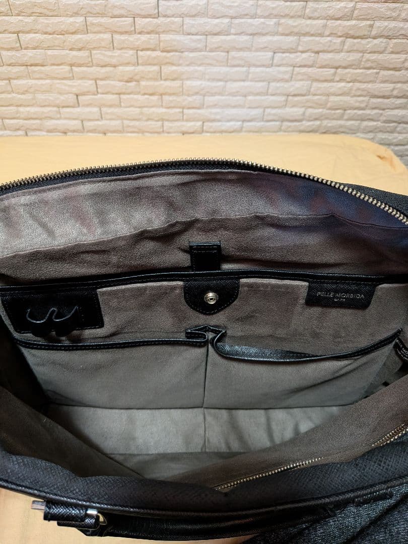 【ペッレモルビダ】(美品)ブリーケース・ビジネスバッグ ・メンズ
