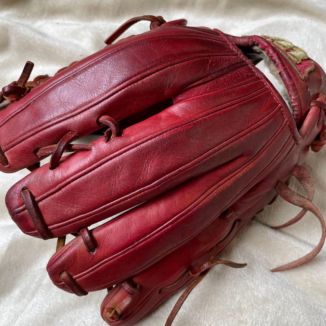 魔界ポケット。ウィルソンスタッフ　デュアルWilson 硬式野球グローブ