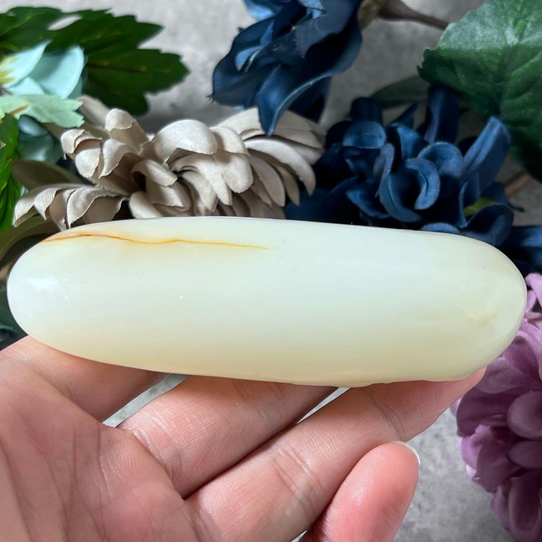 【玉石】吉祥「恵比寿？」手把件 小擺件 握り石 手玩 玉器