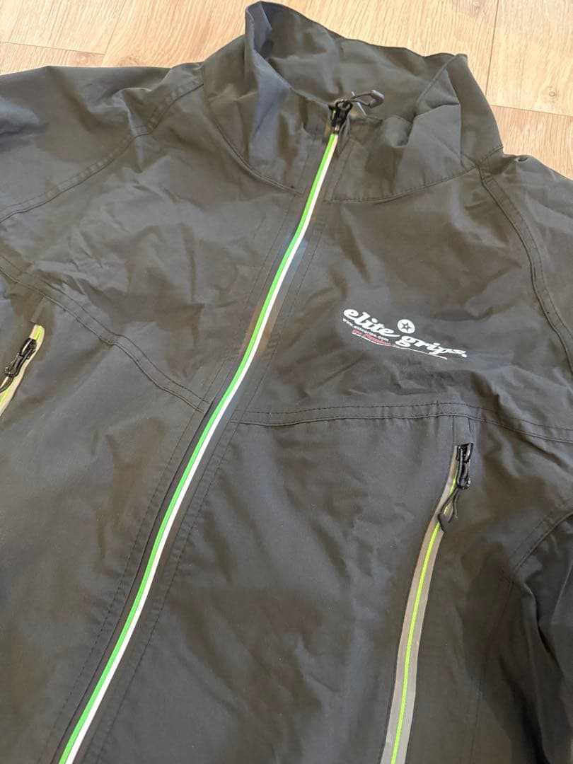 エリートグリップ　レインウェア 上下セット ブラック