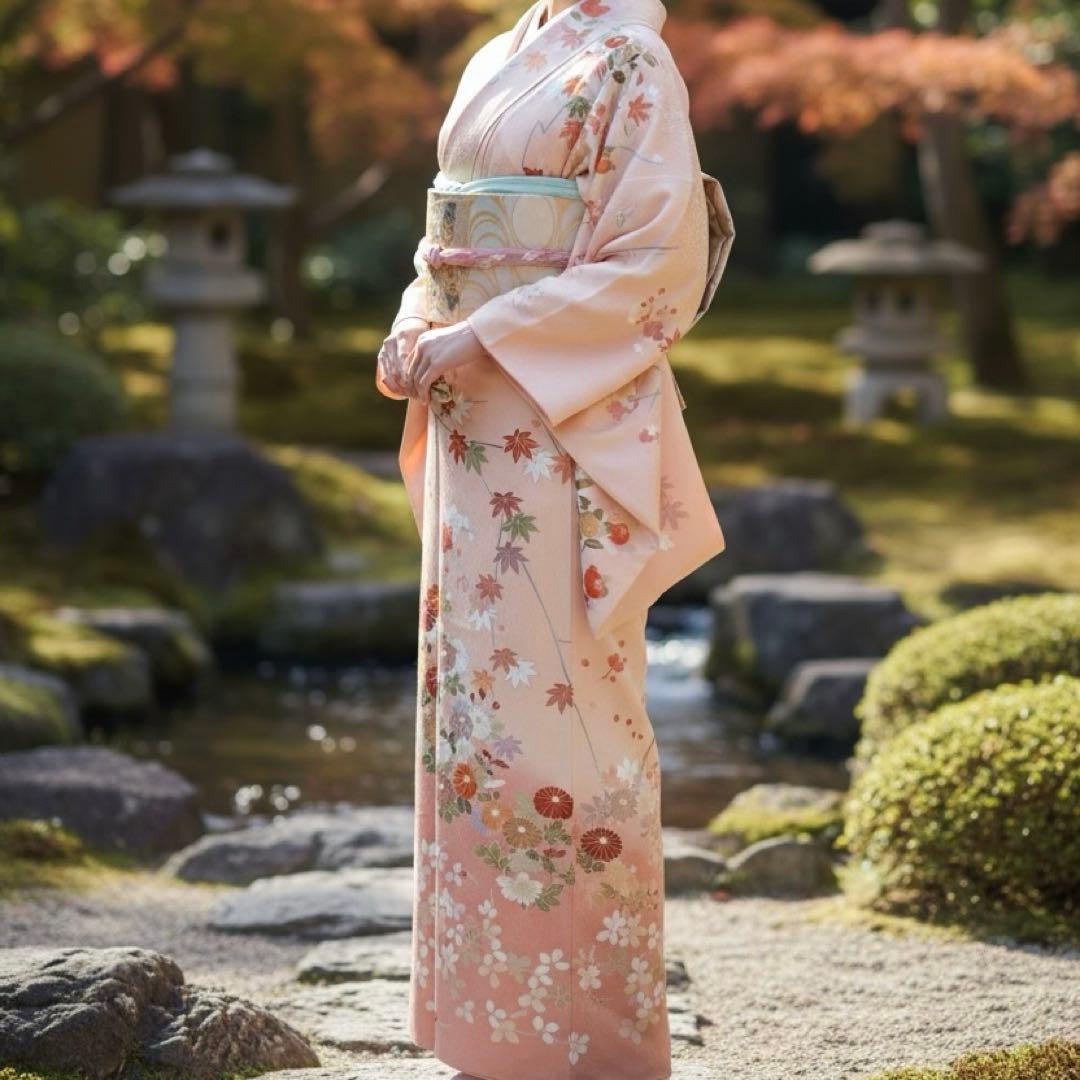訪問着 フルセットa393D 七五三　入学式　お宮参り　結婚式
