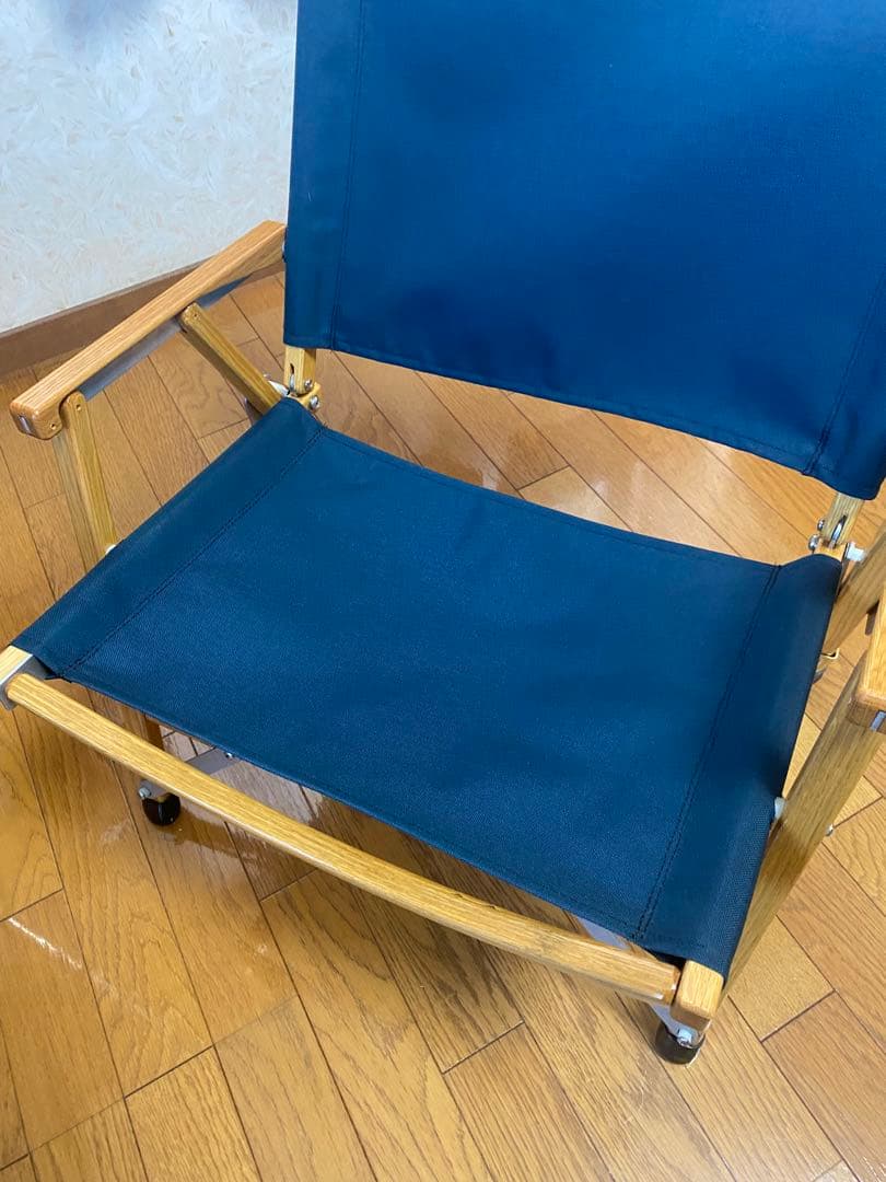 カーミットチェア　ネイビー　オーク　ノビタ100つき