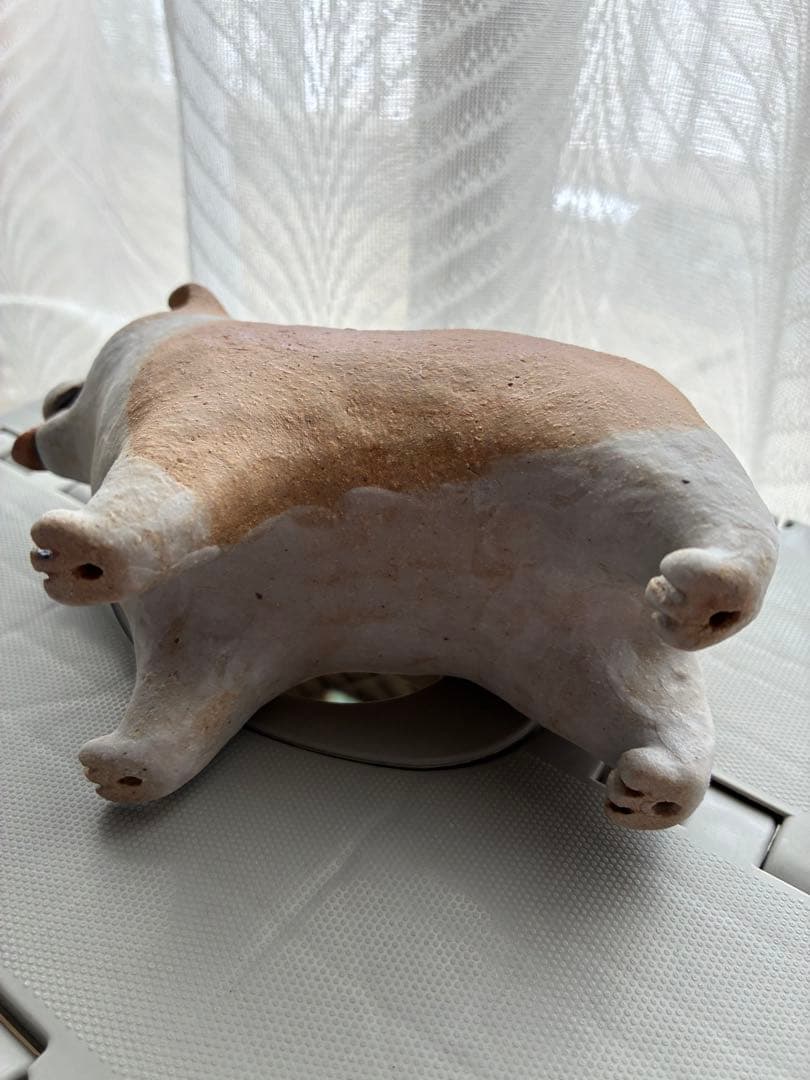 かとうゆみさん　犬モチーフ　多肉鉢　植木鉢