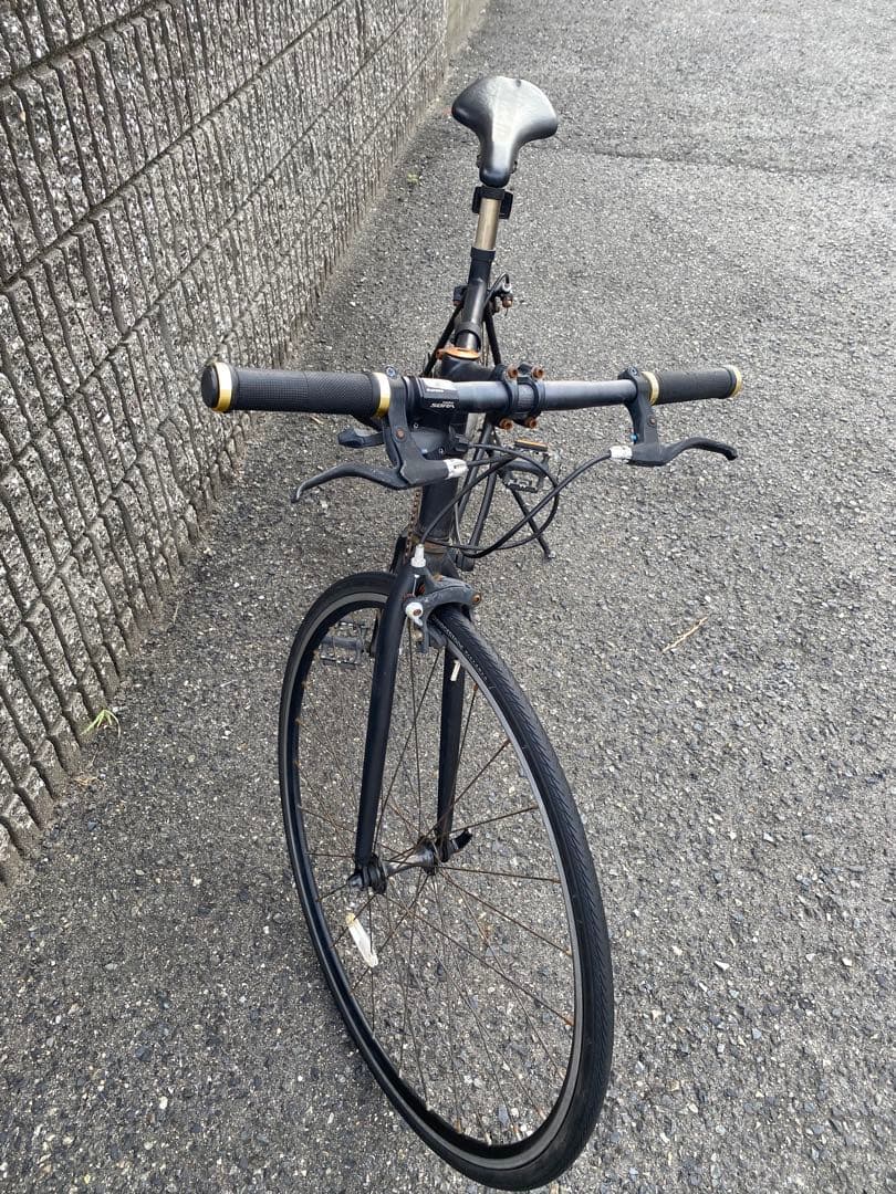 【引取り限定】 自転車 ALTON クロスバイク ブラック