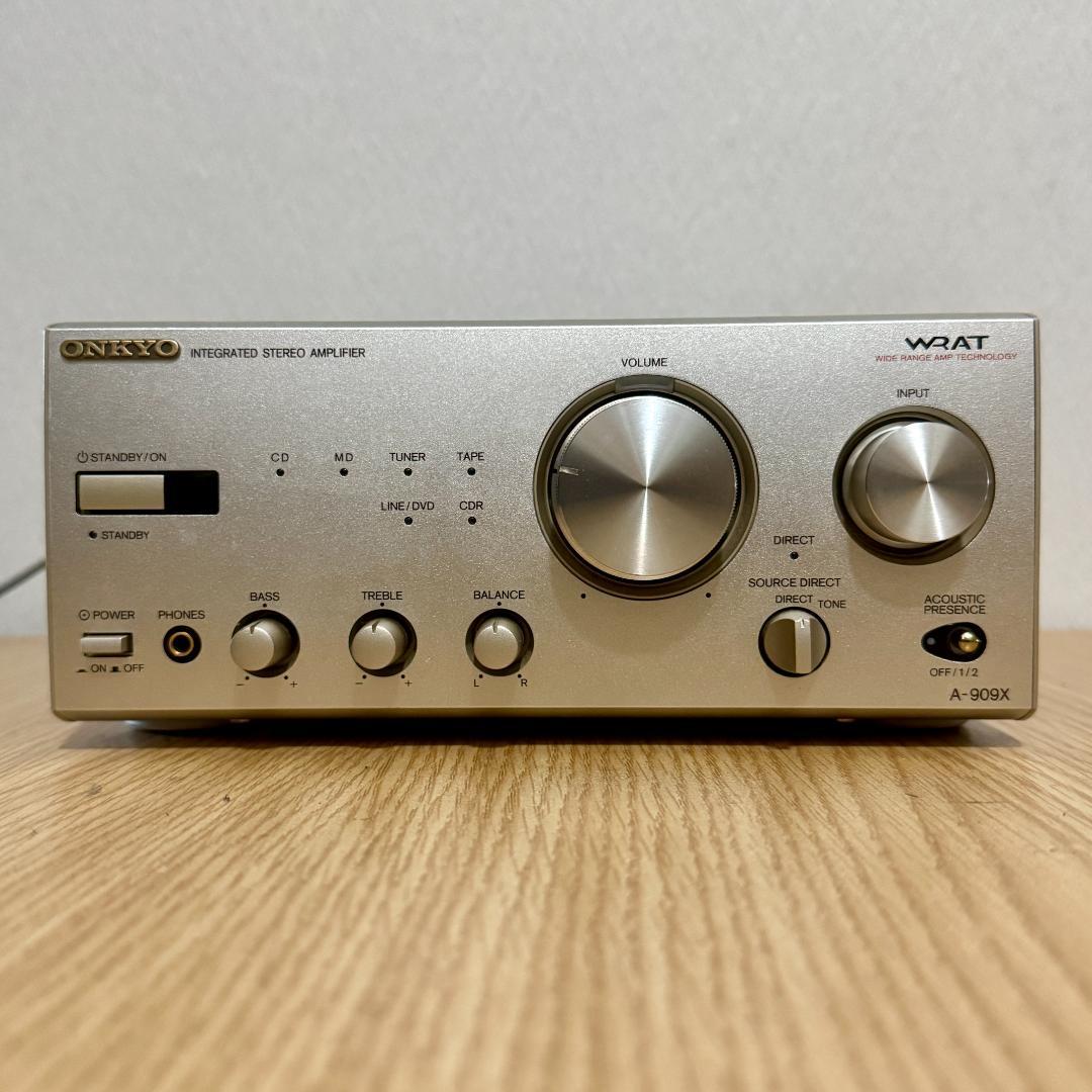 ONKYO A-909X & T-405W ミニスピーカー オーディオシステム