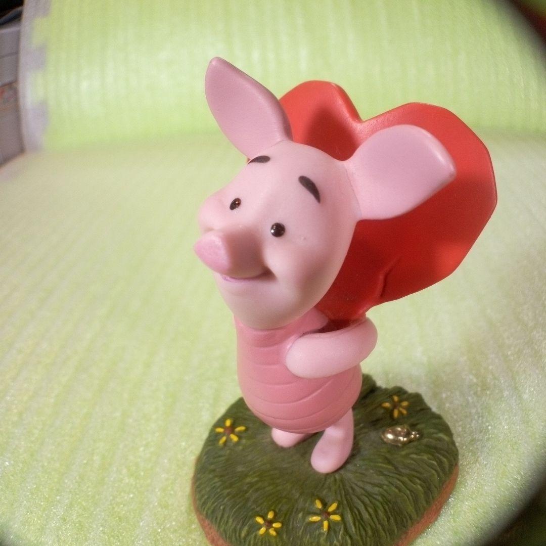 ピグレット　フィギュア　ハート　オブジェ　レア　希少　リアル　ディスプレイ