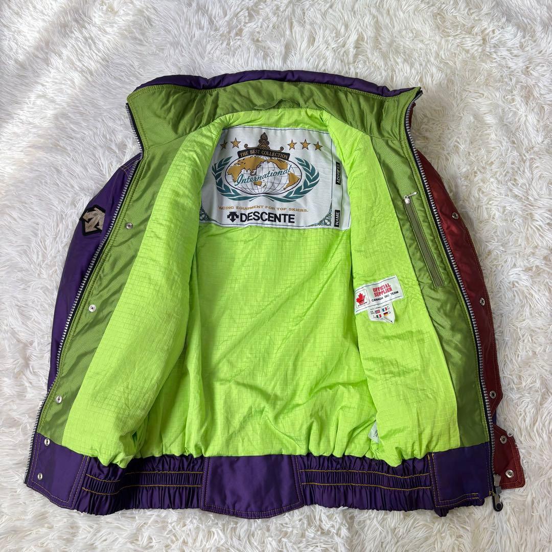 90s超希少✨デサント✨Y2Kカナダスキーチームウェアセットアップarchive