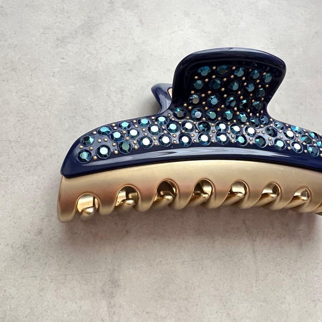 ALEXANDRE DE PARIS VENDOME L クリップ　ネイビー