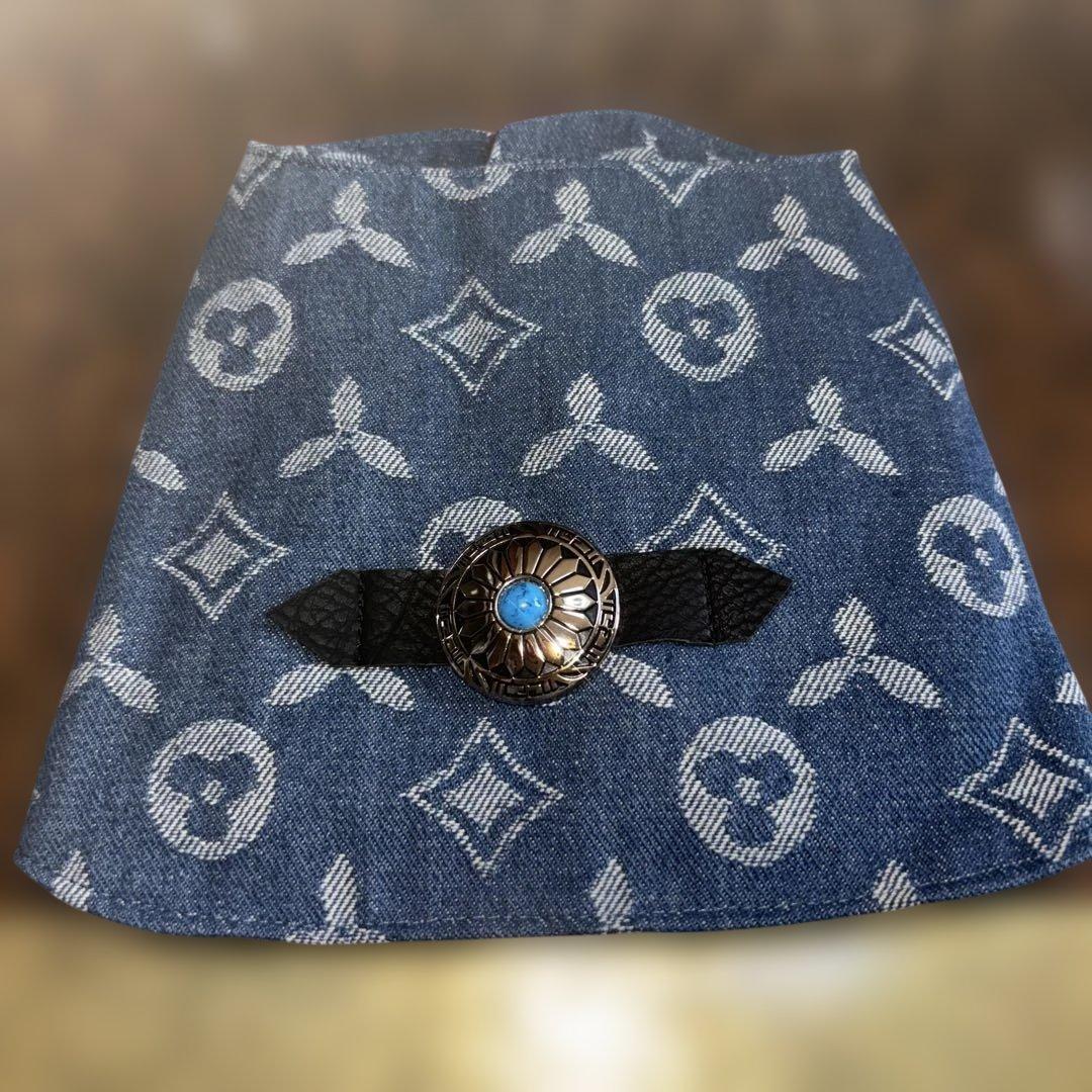 デニム犬服 ベスト&シャツ スタイル 小型犬用