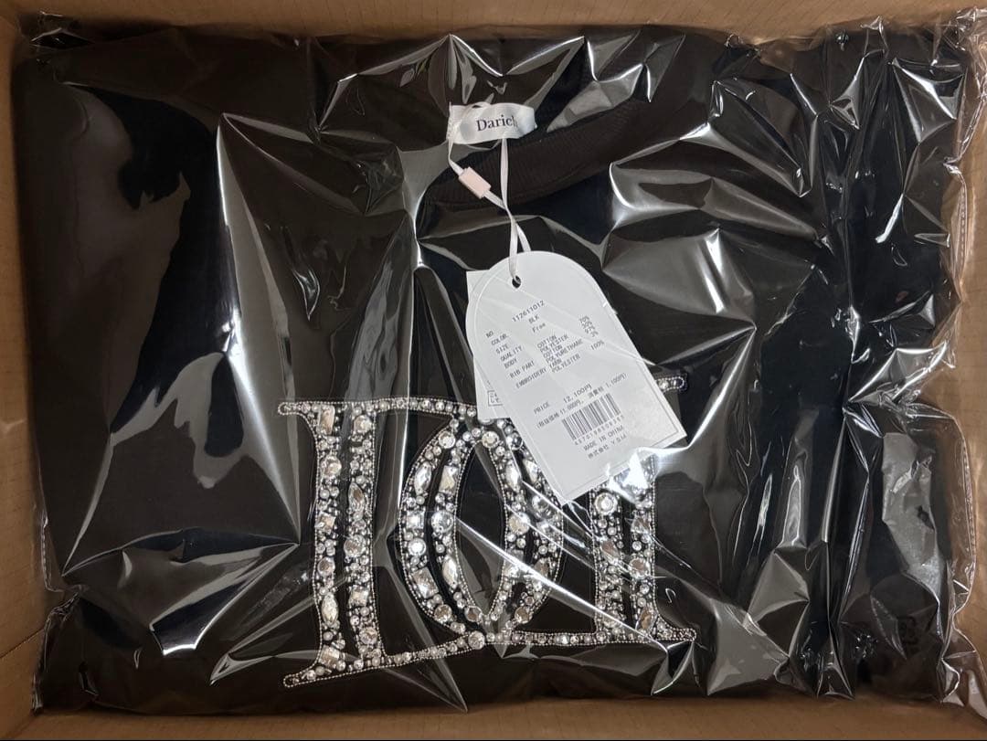 Darich DDロゴビジュースウェットプルオーバー ブラック　BLK