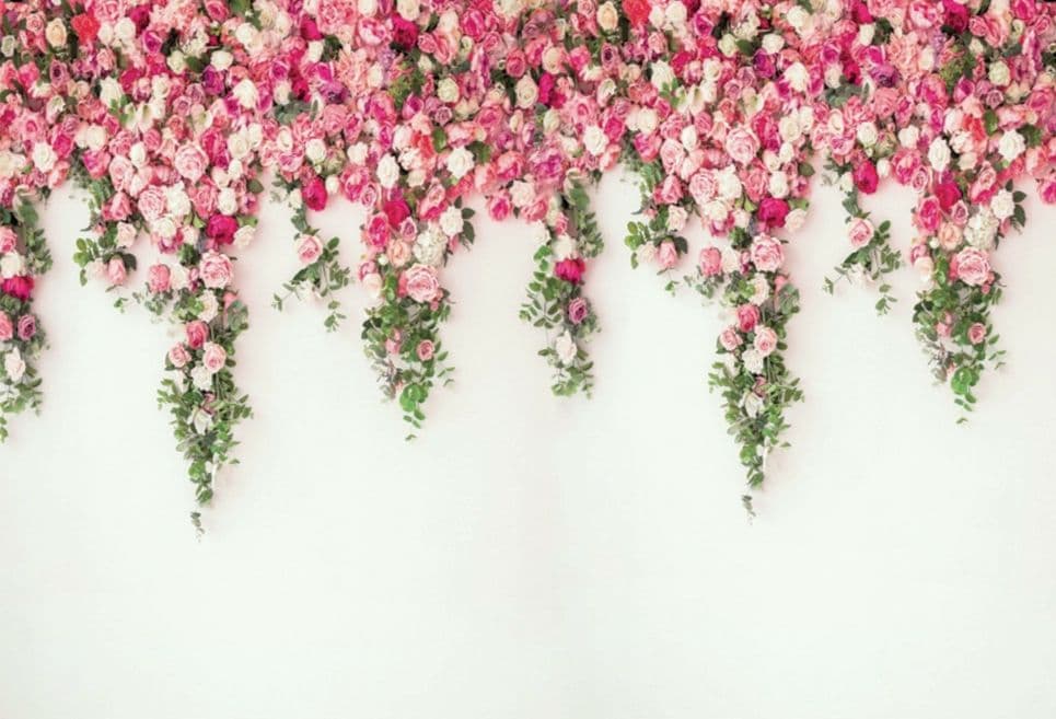 背景布【薔薇I】ローズ　サンプル　ドール、トリミング、ペット撮影用　フォトブース