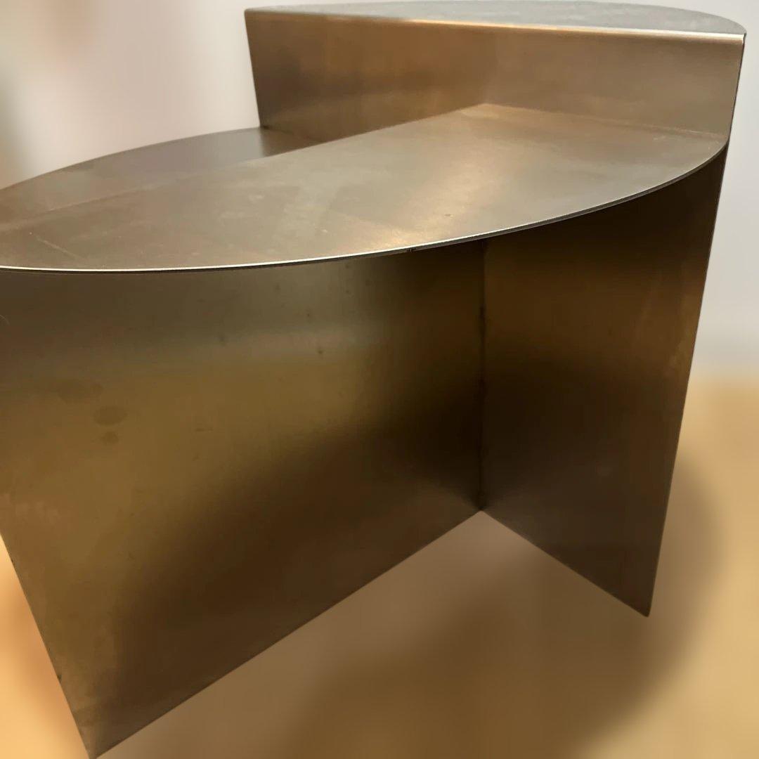 オシャレな3段階ステンレステーブル