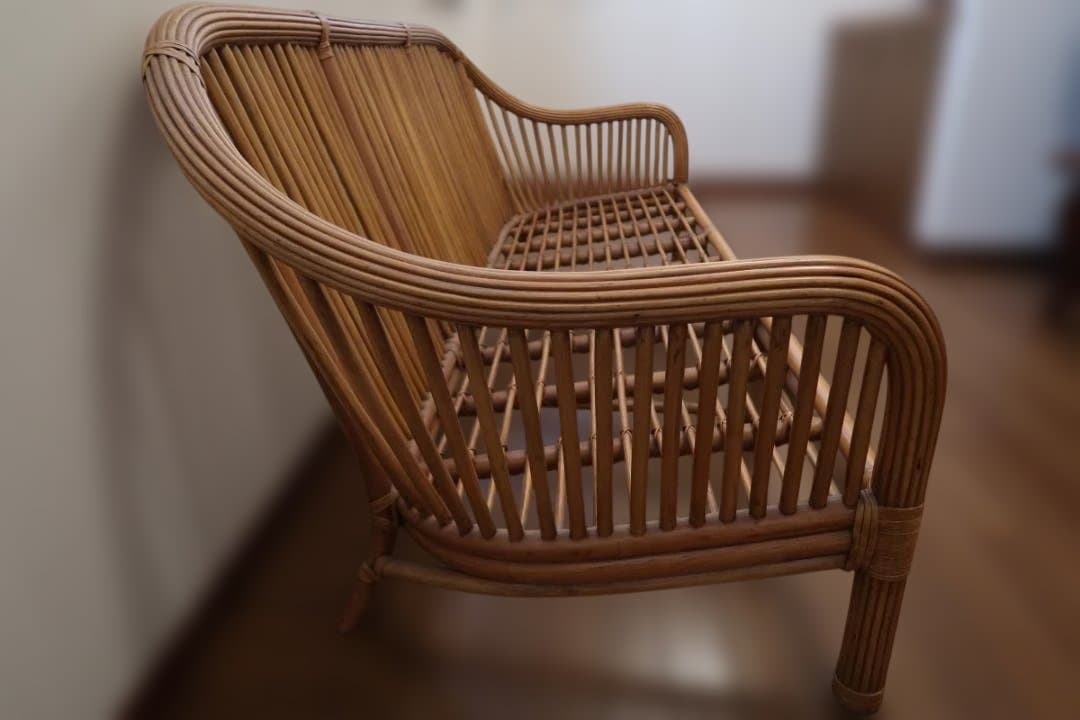 ラタンソファ 3人掛け