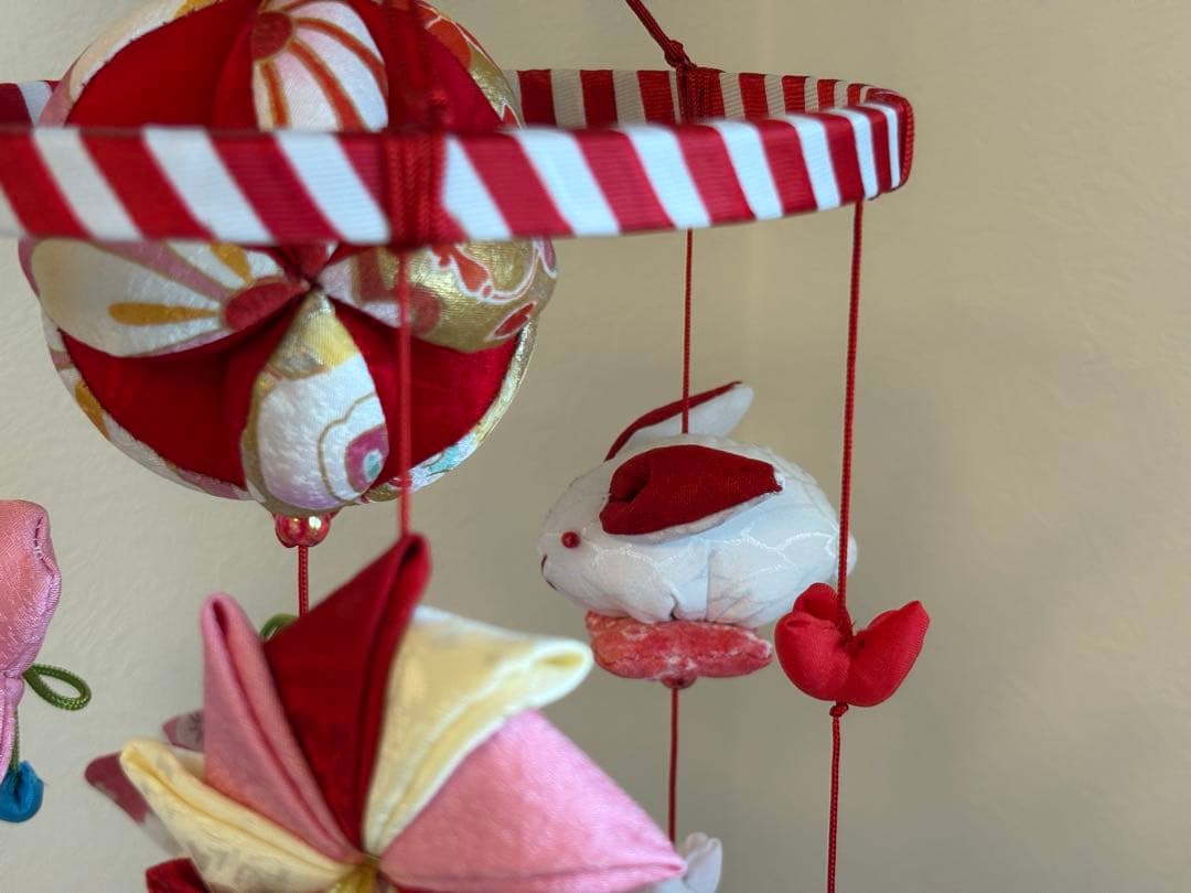 可愛いつるし雛No.176・ひな祭り・桃の節句・さげもん吊るし飾り・初節句飾り