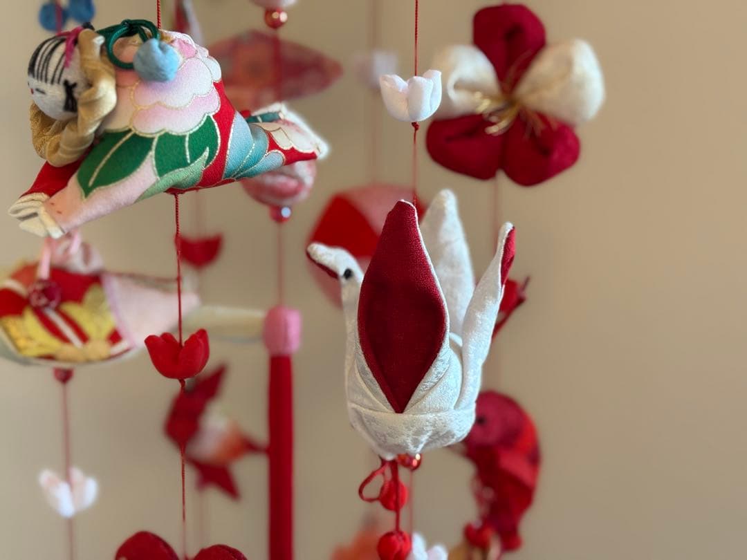 可愛いつるし雛No.176・ひな祭り・桃の節句・さげもん吊るし飾り・初節句飾り