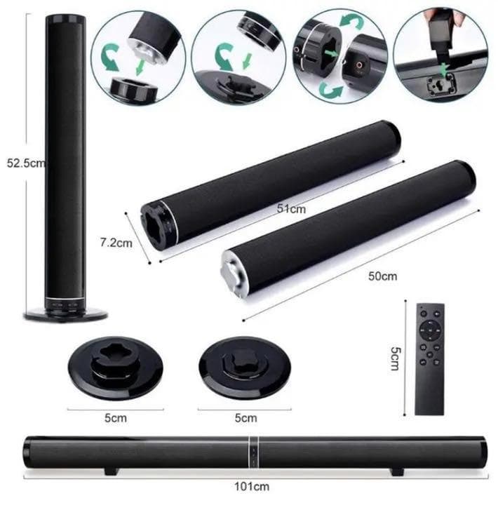 驚愕の高音質＆3D立体音質サラウンド♪❤大迫力＆臨場感溢れる本格サウンドバー