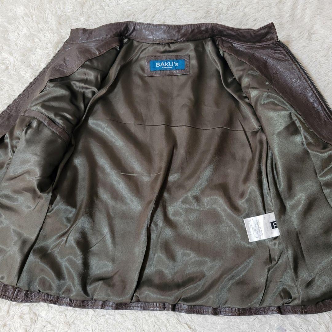 新品タグ付✨　ハルフ　ライダースジャケット　シングル　レザー　大きいサイズ　XL