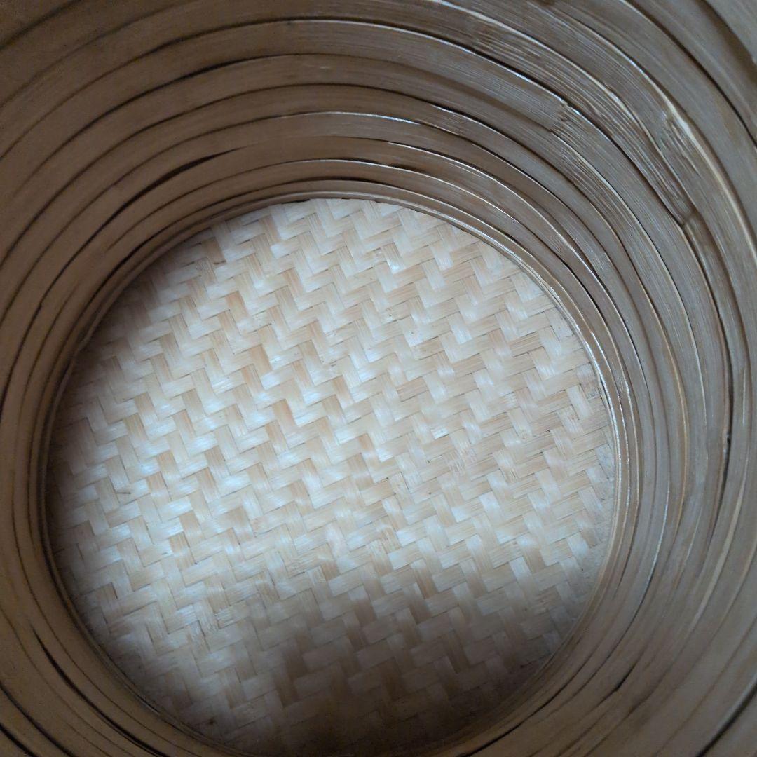 竹製バスケット6個セット　竹の籠 （複数サイズ）丈夫でしっかりしています。