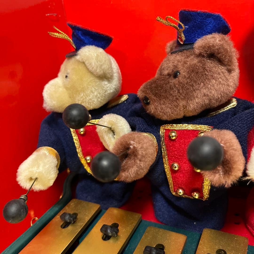 バンドスタンドベアーズ　ミュージカル トイチェスト クリスマス オルゴール