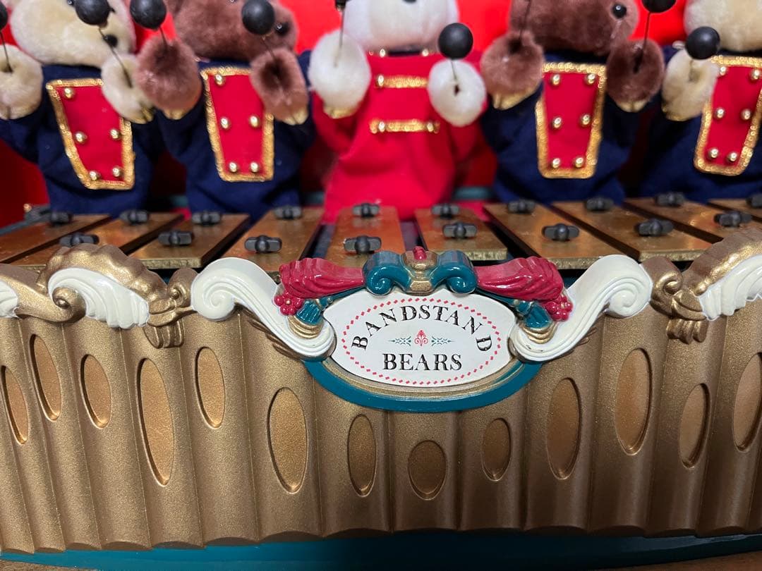 バンドスタンドベアーズ　ミュージカル トイチェスト クリスマス オルゴール