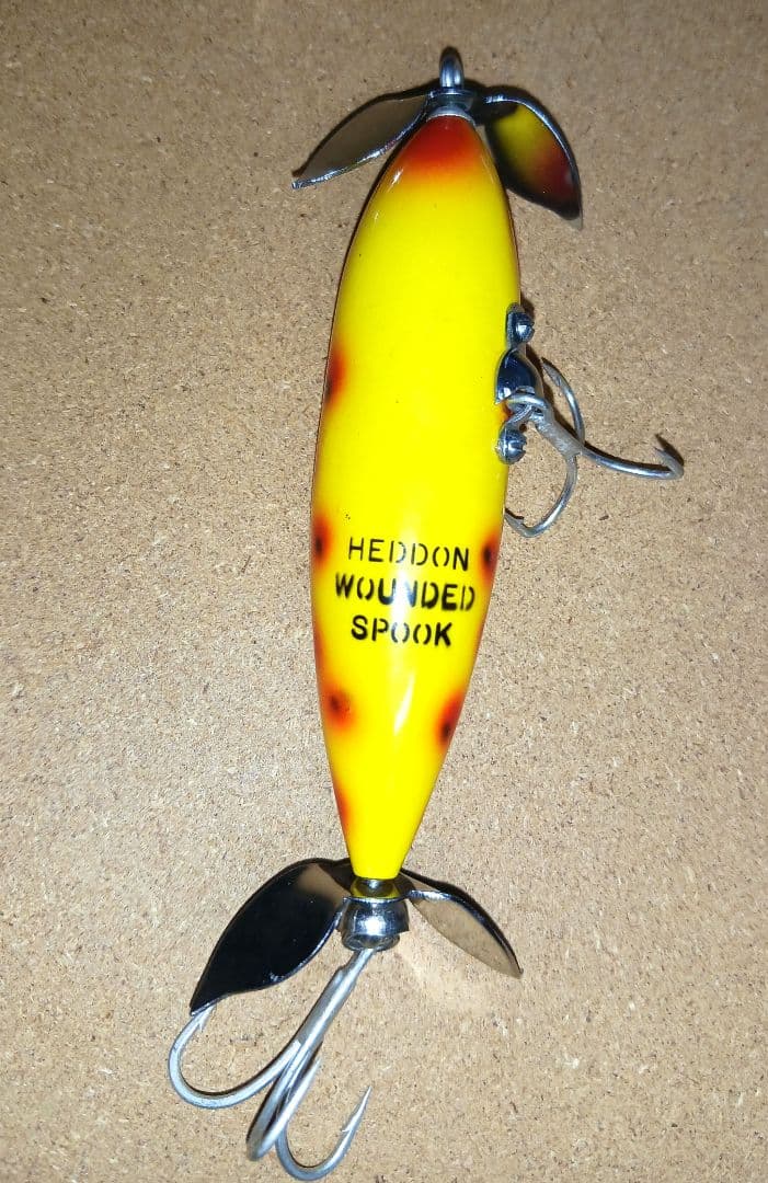 ヒ*★様 オールドルアー へドン ウーンデッドスプーク トップウォータープラグ