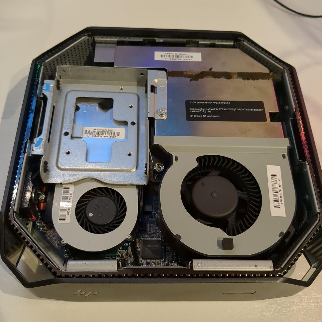 ミニPC HP Z2 mini G3 xeon Nvidia Quadro p620