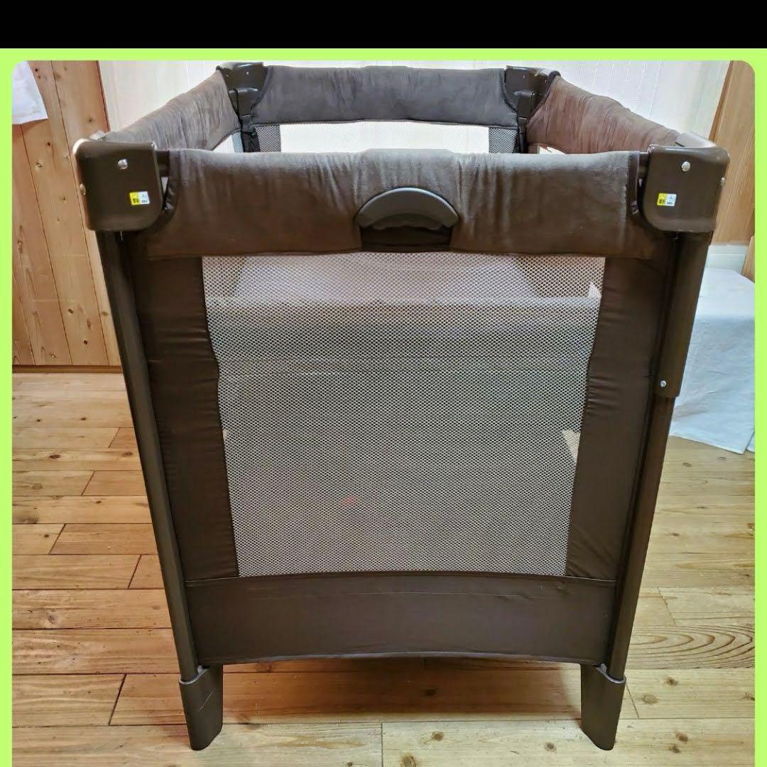 【美品】アップリカ　ベビーベッド　ココネルエアープラス