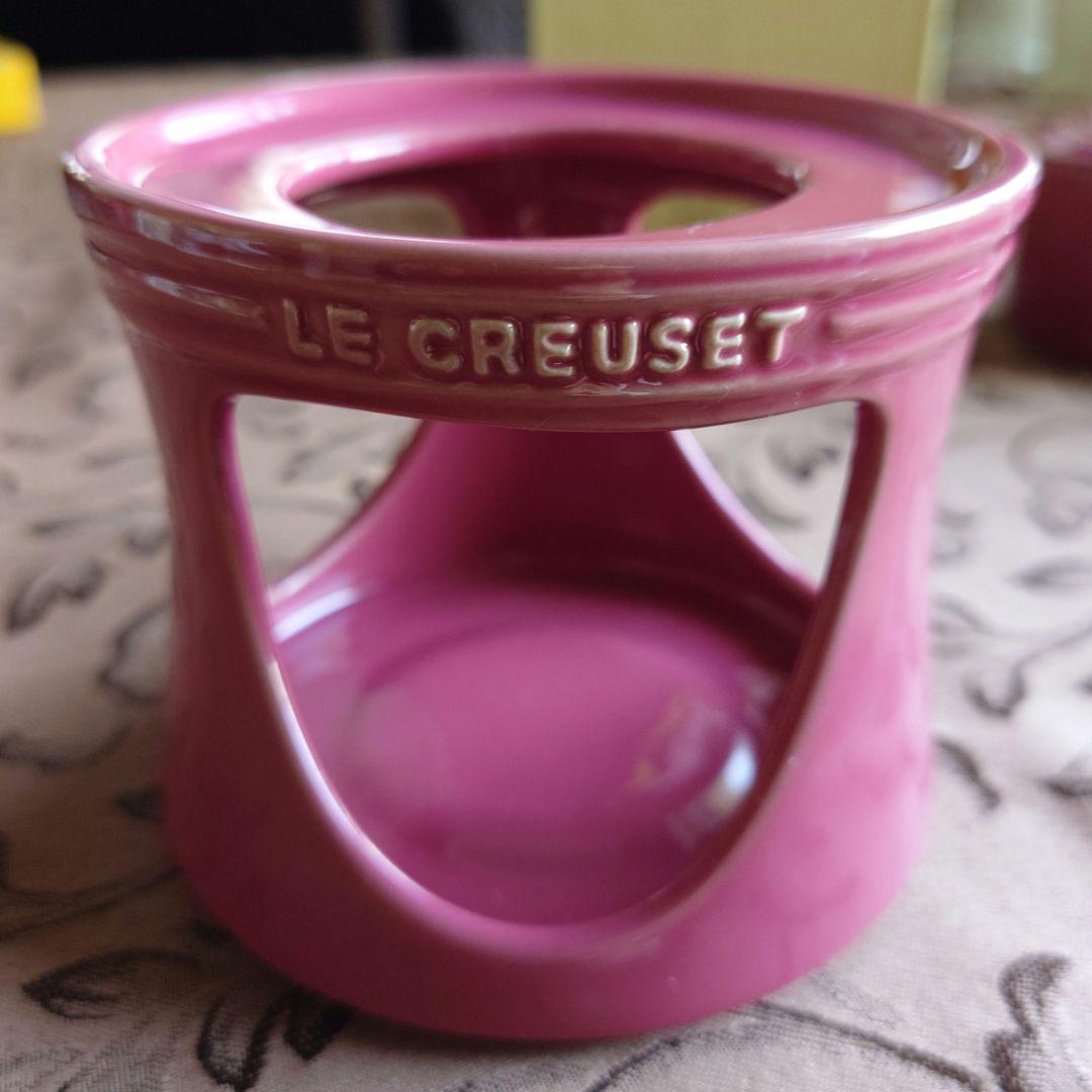 LE CREUSET ル・クルーゼ ミニココット フォンデュセット〈未使用〉②