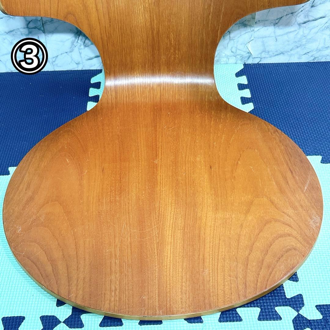 廃盤 天童木工 KABUTOカブト 剣持勇 座椅子 プライウッド 4脚セット