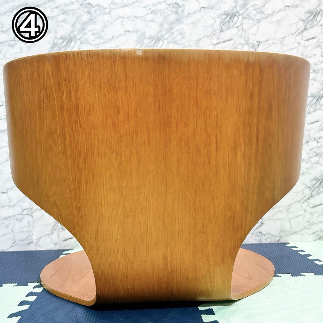 廃盤 天童木工 KABUTOカブト 剣持勇 座椅子 プライウッド 4脚セット