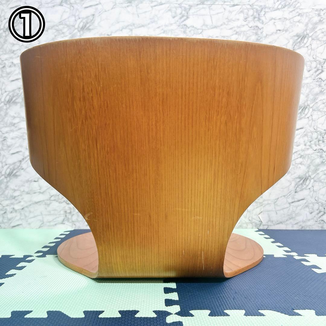 廃盤 天童木工 KABUTOカブト 剣持勇 座椅子 プライウッド 4脚セット