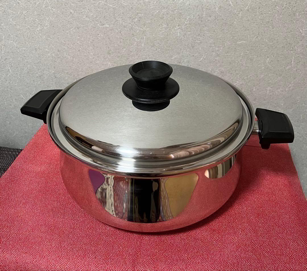 ロイヤルクイーン 6コート 蓋つき IH対応 両手鍋  Queen