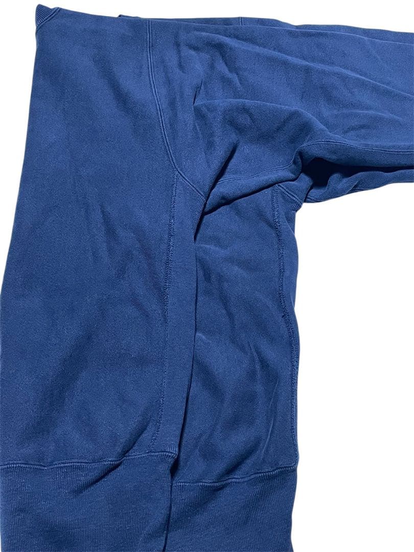 90s USA製 チャンピオン リバースウィーブ 刺繍ロゴ ネイビー スウェット