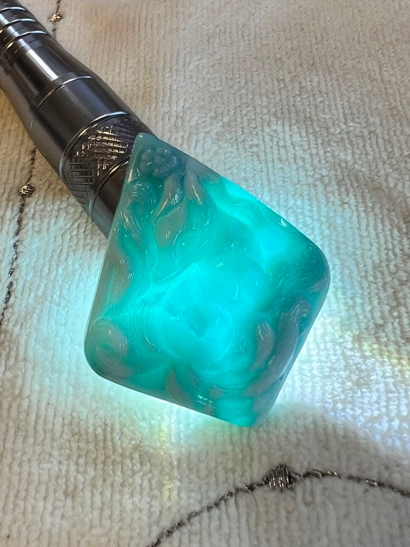 希少　特選　  九尾　ラリマー　置物