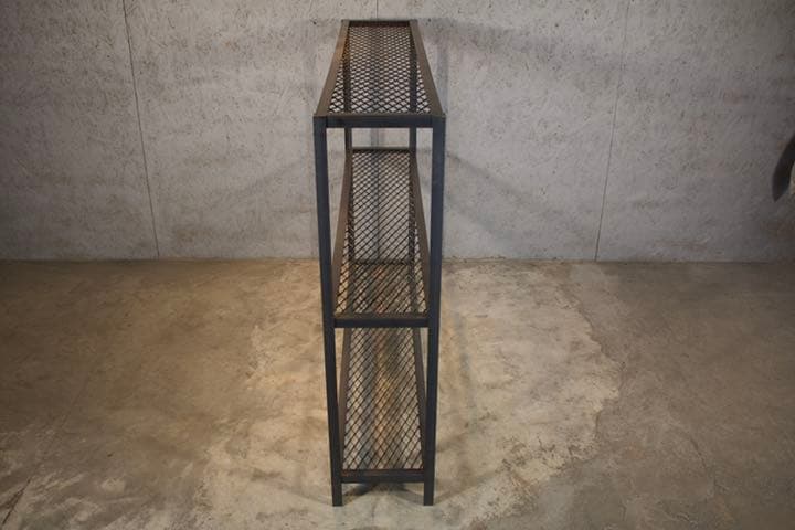 シンプルなアイアンラック リビング相性バッチリ 植物棚や飾り棚.オーダサイズ◎