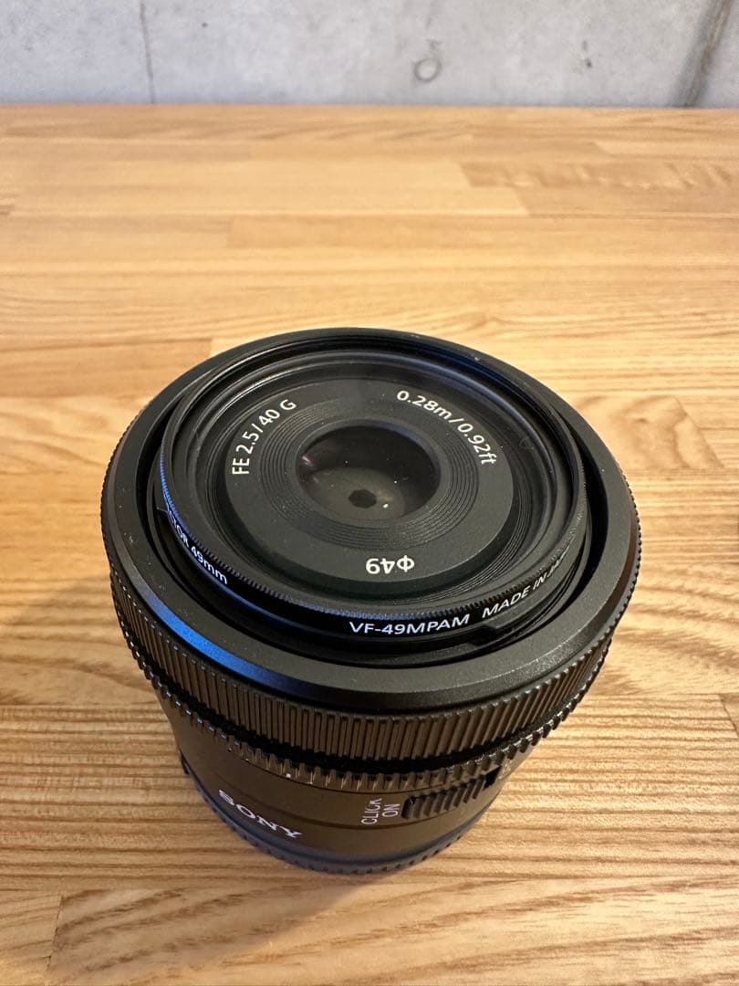 極美品 SONY FE 40mm F2.5 G SEL40F25G