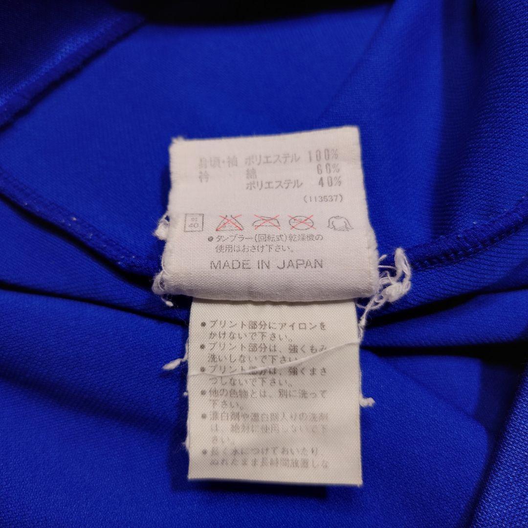 90s adidas　襟付きゲームシャツ　古着　アディダス　デサント製　3ライン