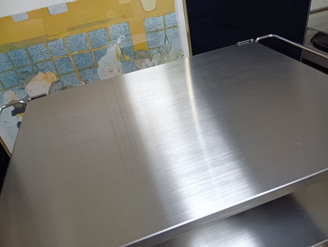 無印良品 ステンレスユニットシェルフワゴンセット キャスター付