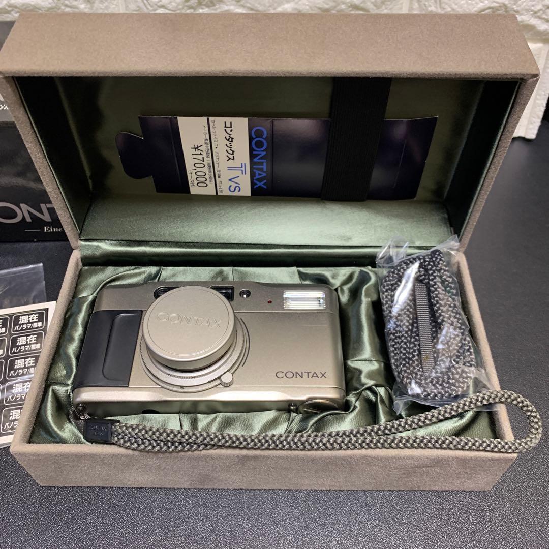 コンタックスCONTAX TVSフィルムカメラ通電確認済　 現状品　動作未確認