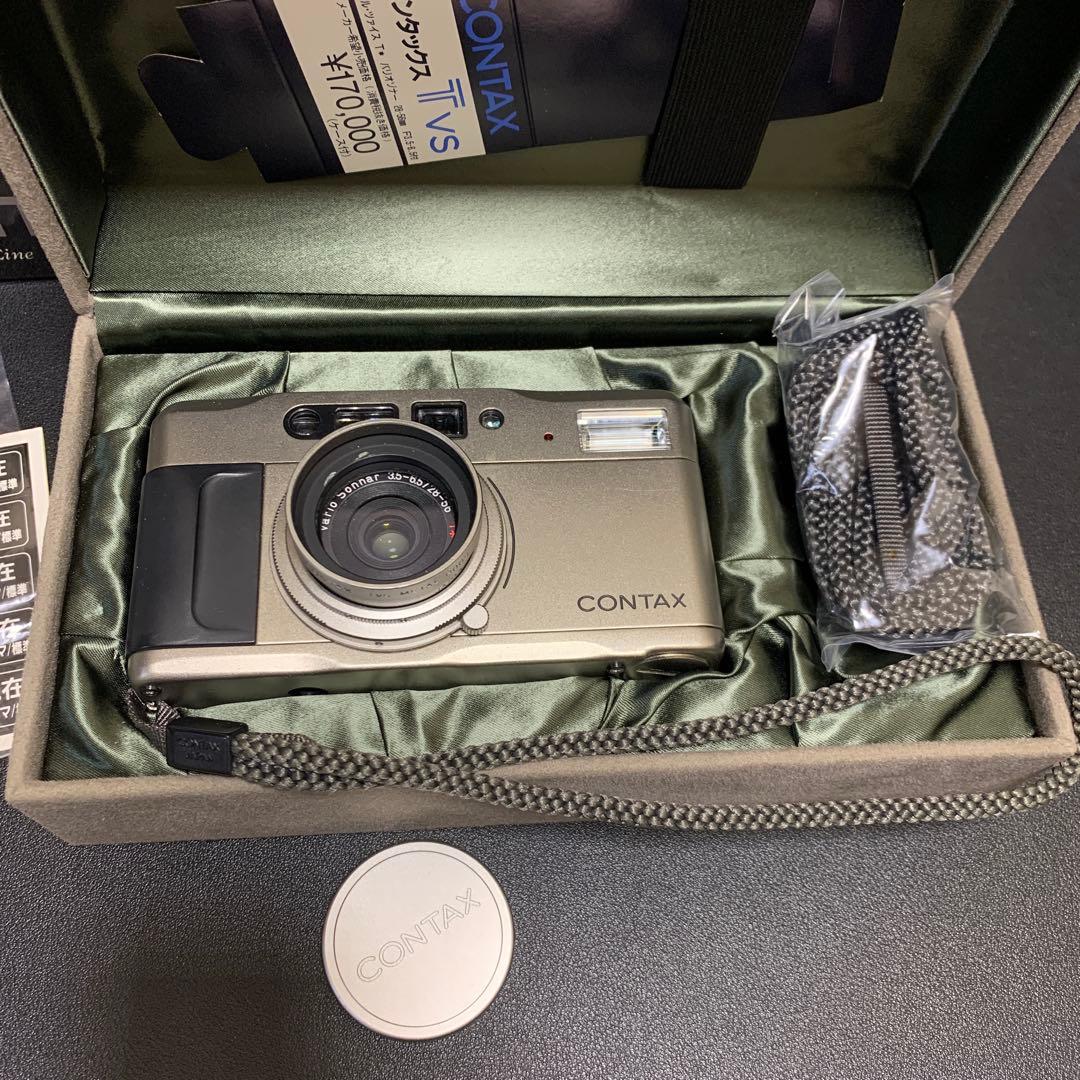 コンタックスCONTAX TVSフィルムカメラ通電確認済　 現状品　動作未確認